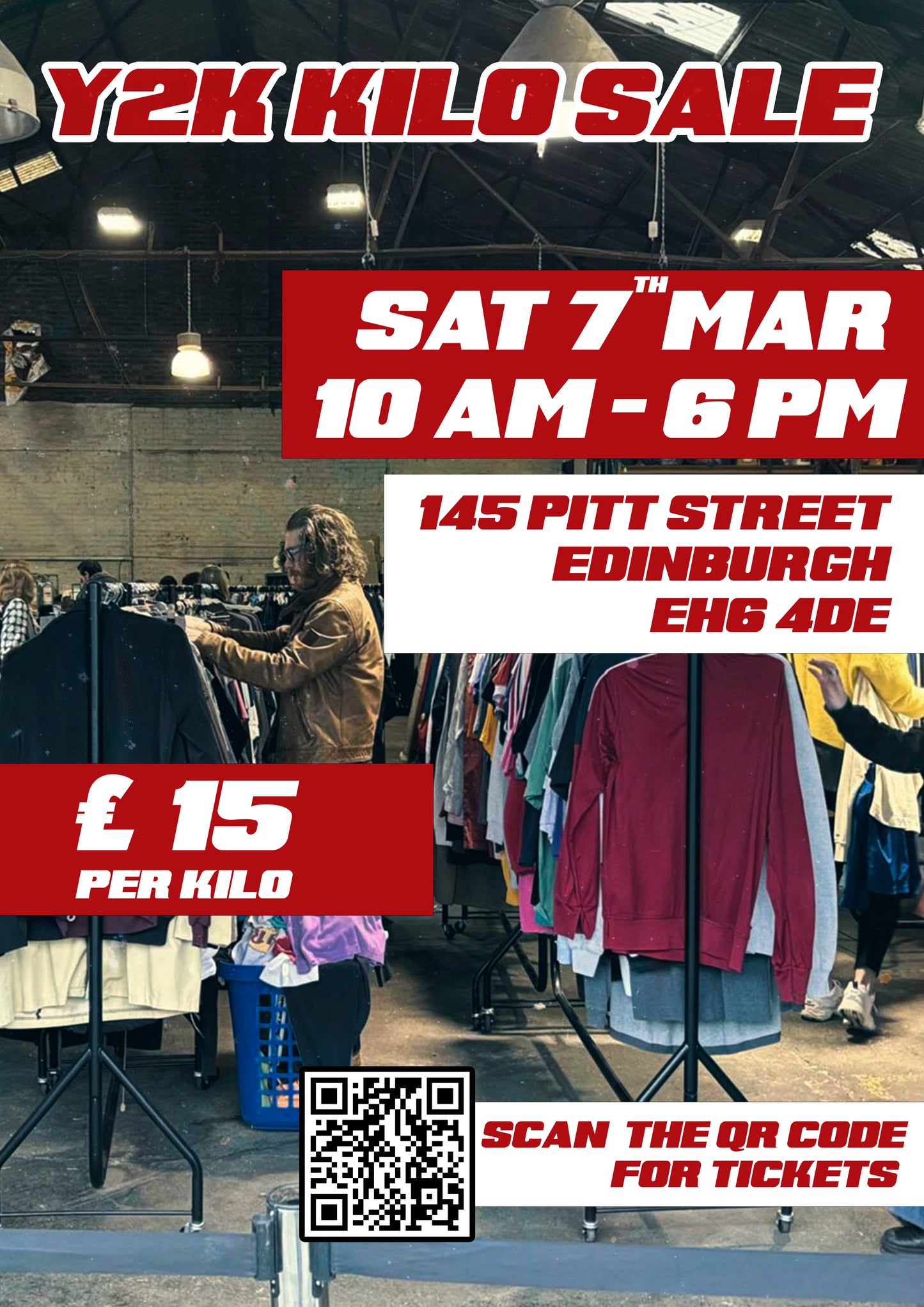 Y2K Kilo Sale - Edinburgh 7 March