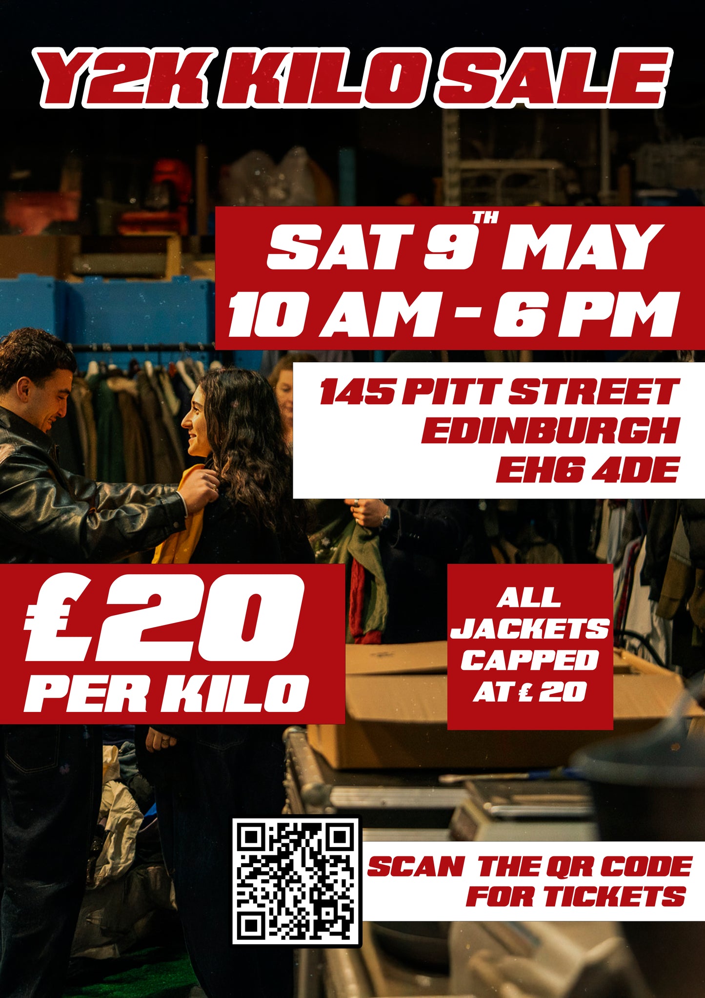 Y2K Kilo Sale - Edinburgh 9th May