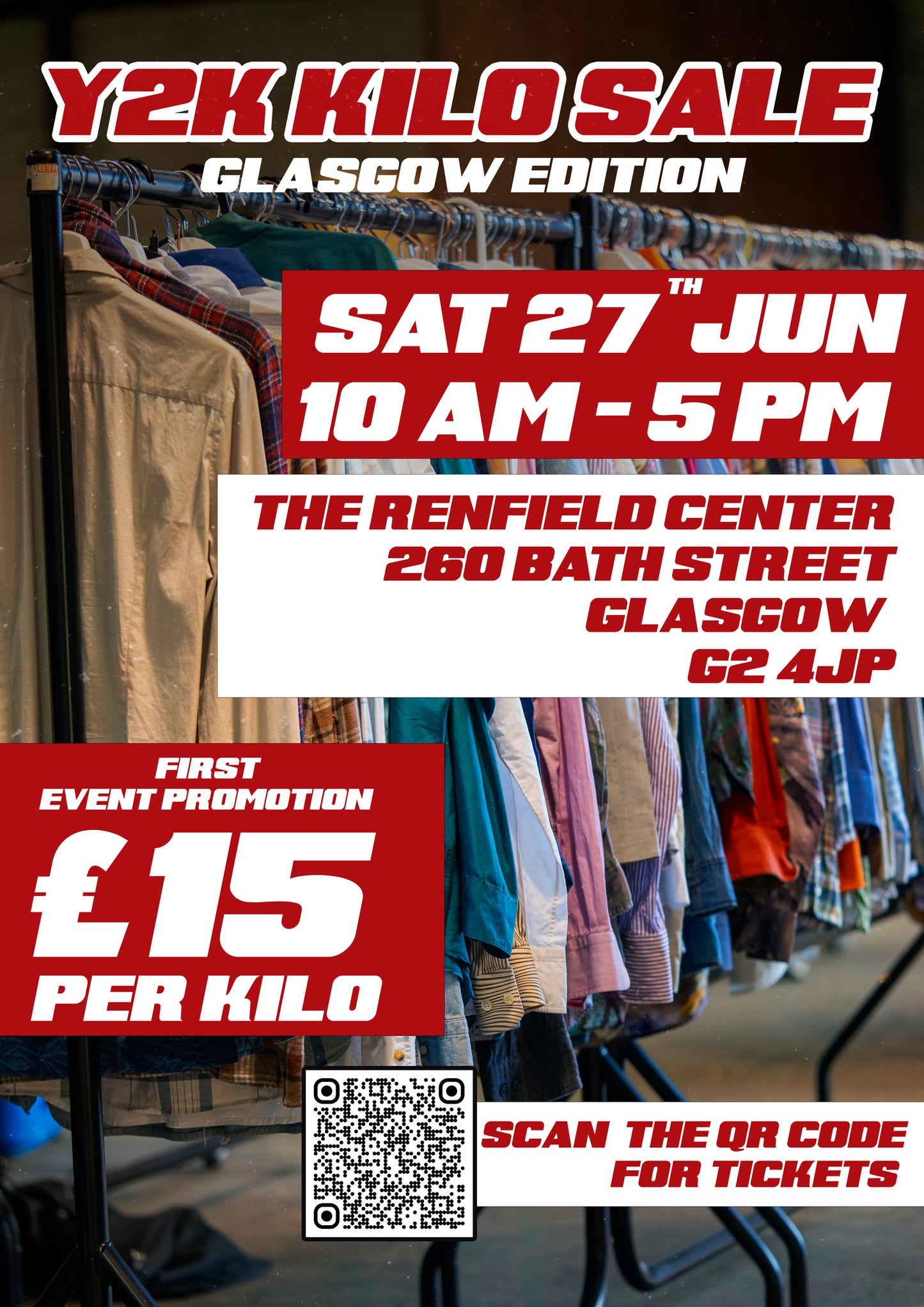 Y2K Kilo Sale - Glasgow 27th June