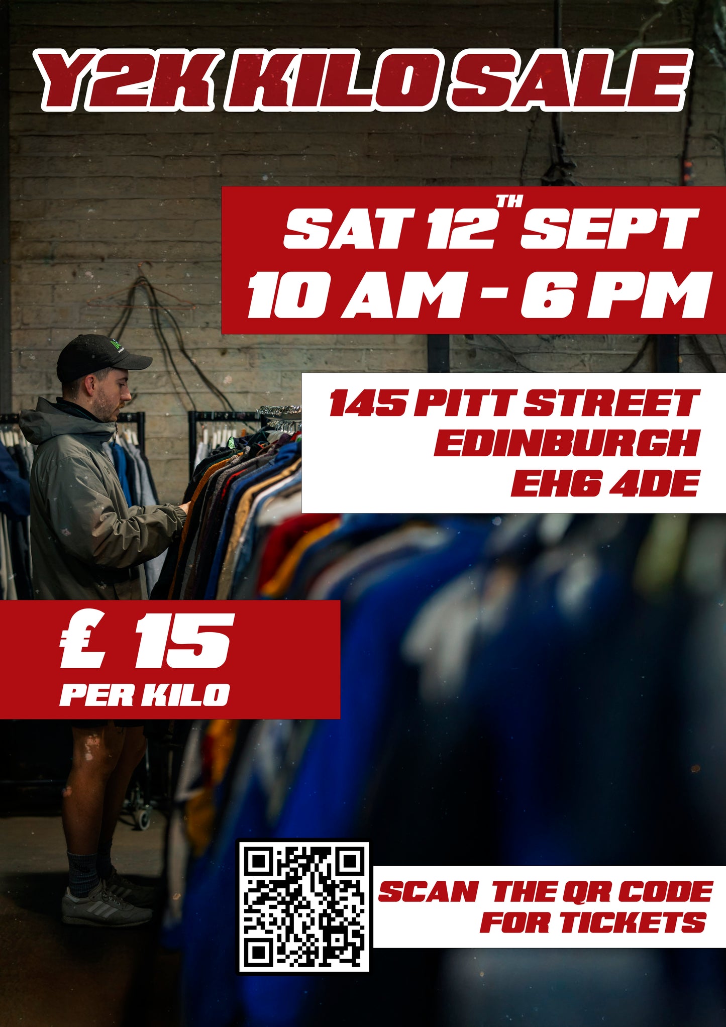 Y2K Kilo Sale - Edinburgh 12th September