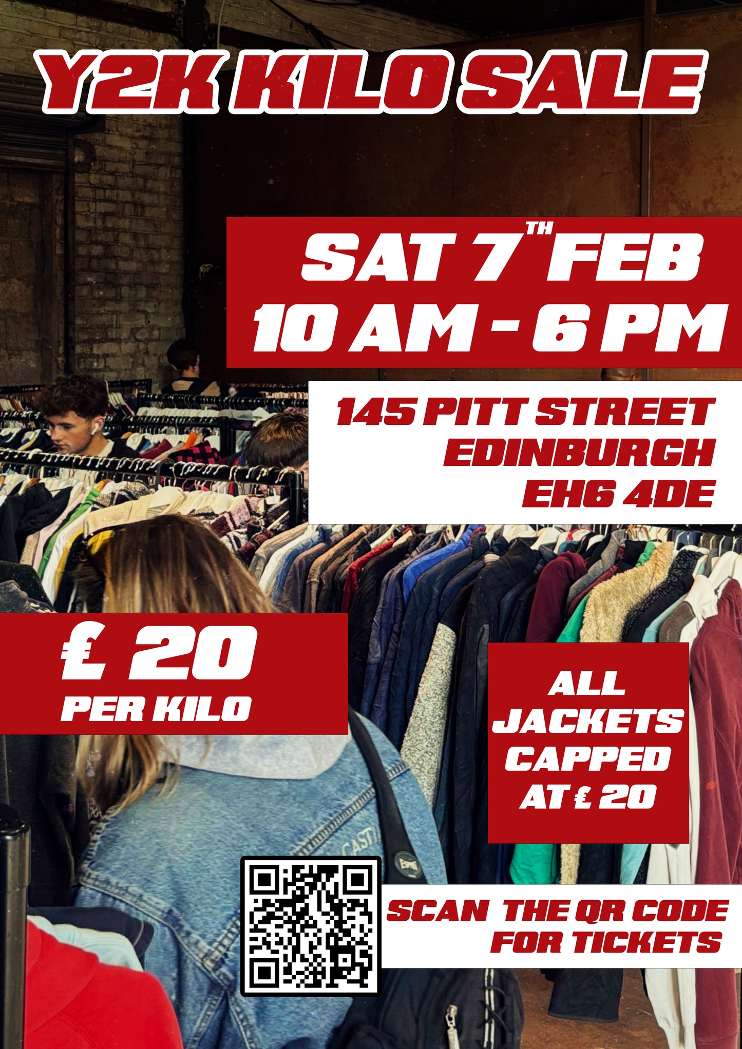Y2K Kilo Sale - Edinburgh 7 February